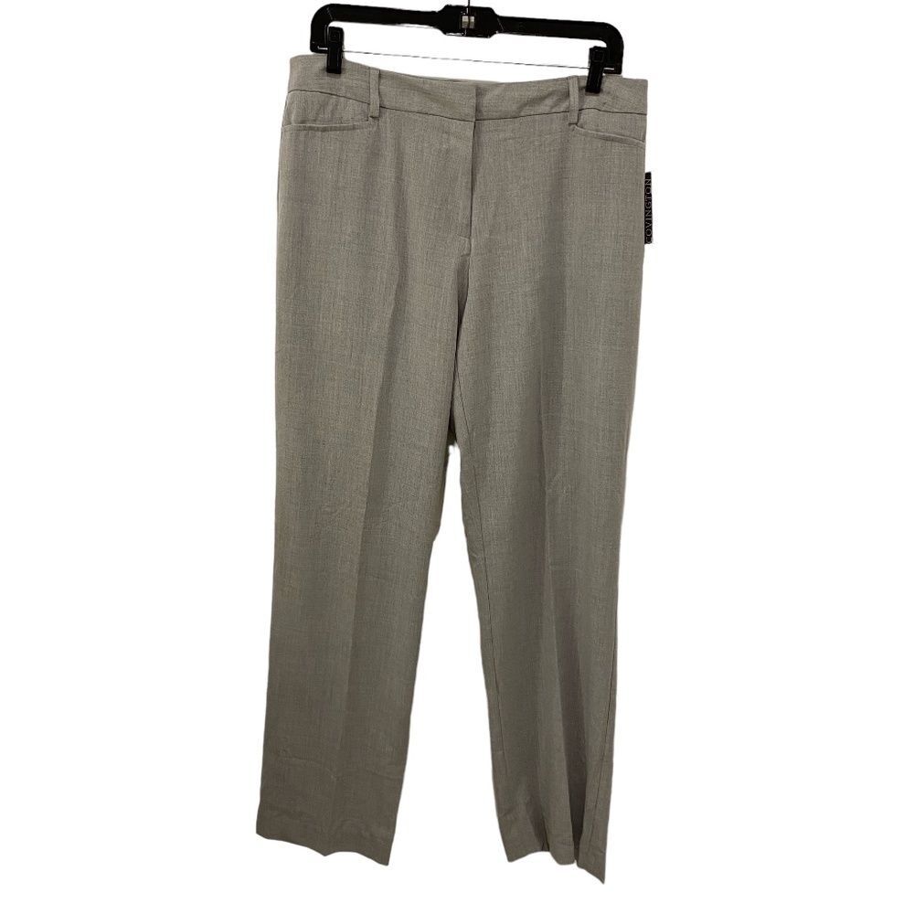 Covington Vanessa Women's Light Grey Classic Dress Trouser Pants Sz 10 NWT